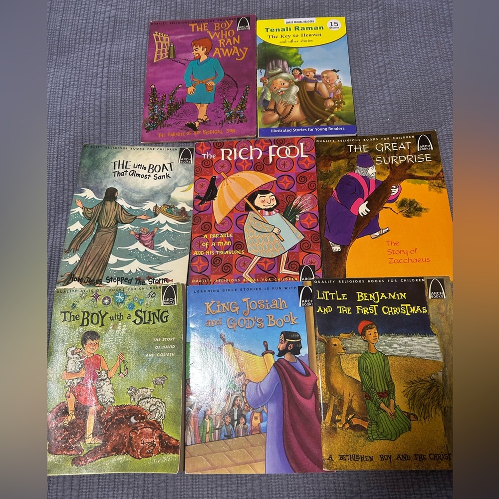 Vintage Arch Books Bible Story Christian Children’s Books Religious Kids Readers